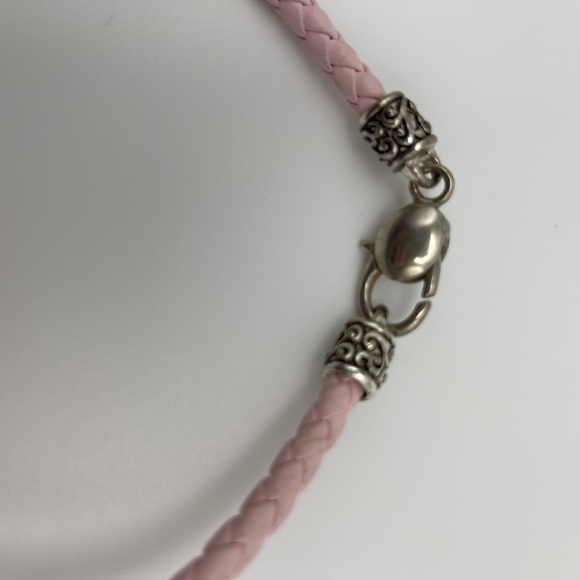 Rodeo Barbie Pink and Silver Pendant Necklace - Picture 2 of 7